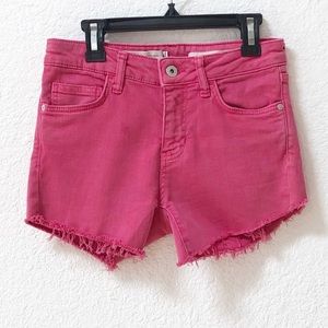 Anthropologie Pilcro Mid-Rise Skinny shorts sz 25